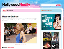 Tablet Screenshot of hollywoodnudity.com